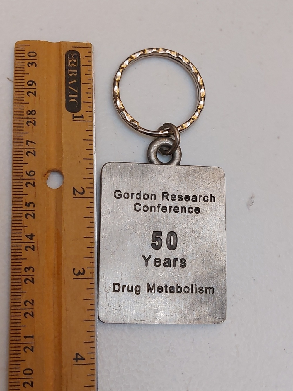 Holderness School Gordon Research Conference Collectible Pewter Keychain - Picture 4 of 6
